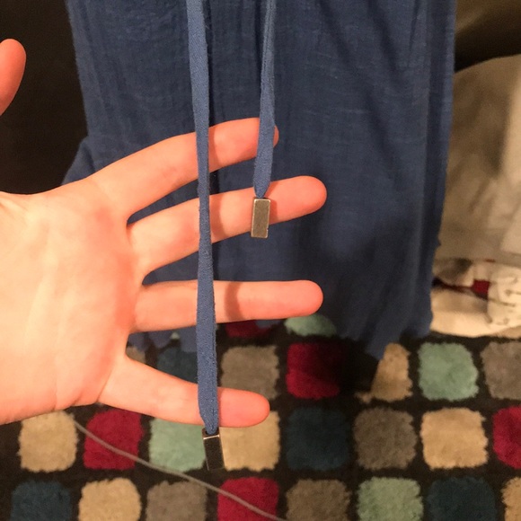 Blue Spring Dress Sz M - Picture 3 of 7